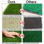 Oiyeefo Artificial Pet Pee Grass Mat for Puppy, Pet Turf Fake Grass Replacement Pad for Dog Potty Training, Indoor and Outdoor - 2 Packs (18'' x 23'')