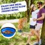 Dog Water Bottle for Walking, Portable Water Bottle for Dogs, with Collapsible Dog Water Bowl and Slow Feeder Bowl for Travel