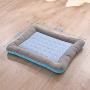 RPGT Pet Cooling Bed Mat Summer Self Cooling Pad Washable Cool Fabric Bed Mat Non-Slip Water Resistant for Dogs & Cats - No Water or Electricity Needed