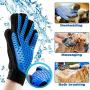 U/D Dog Lick Mat Pet Grooming Glove Set Cat Hair Remover Durable Silicone Distraction Device with Suction Dog Peanut Butter Lick Pad Slow Feeder Lick Pad for Dog Bathing, Grooming and Training