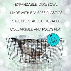 MODGY Dog Bowl-Collapsible & Expandable, Convenient, Great for Traveling, Camping, Hiking, Picnics & More