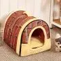 Soft Pet Dog Cat House Tent, Kennel Foldable Doggy Winter Warm Cushion Basket Animal Bed Cave Pet Bed Toy Soft Pet Dog Cat House Tent, Kennel Foldable Doggy Winter Warm Cushion Basket Animal Bed Cave Pet Bed Toy