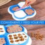 HT-direct Slow Feeder Dog Bowl Slow Food Mat Set Anti-Choke Pet Bowls Non-Slip Base Healthy Food Fun for Small Medium Large Dogs