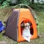 Wohenmang Small Animal Activity Toy Pop-up Tent, Outdoor Waterproof Pet House, Dog Nest Tent Cabin, Portable Pet Tent for Small Dog Cat, Blue+Orange, 27.2 x 21.7 x 20.9inches Wohenmang Small Animal Activity Toy Pop-up Tent, Outdoor Waterproof Pet House, Dog Nest Tent Cabin, Portable Pet Tent for Small Dog Cat, Blue+Orange, 27.2 x 21.7 x 20.9inches