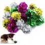 TKOnline 20 Pack Mylar Crinkle Balls Cat Toys Interactive Shiny Metallic Colors, Mixed Color Cat Toys,Cat Toy Pack,Cat,Cat Pack,Cat Balls,Cat Toys Interactive,Cat Toys Balls,Crinkle,Crinkle Balls TKOnline 20 Pack Mylar Crinkle Balls Cat Toys Interactive Shiny Metallic Colors, Mixed Color Cat Toys,Cat Toy Pack,Cat,Cat Pack,Cat Balls,Cat Toys Interactive,Cat Toys Balls,Crinkle,Crinkle Balls