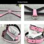 Newtensina Fashion Puppy Harness with Diamantes and Lead Cute Girl Bling Dog Harness with Bling Leash for Small Dogs Newtensina Fashion Puppy Harness with Diamantes and Lead Cute Girl Bling Dog Harness with Bling Leash for Small Dogs