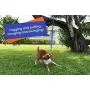 Fenidog Outdoor Bungee Hanging Dog Toy, Interactive Tether Tug Toy for Pitbull & Small to Large Dogs, Ideal for Exercise & Solo Play, Play Tug War, Extra Durable & Safe with 2 Chew Rope Toys
