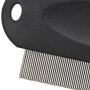 Master Grooming Tools Contoured Grip Flea Combs — Ergonomic Combs for Removing Fleas