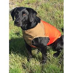 CUGA Vest Serious Protection for The Active Dog (MED, Orange/Coyote)