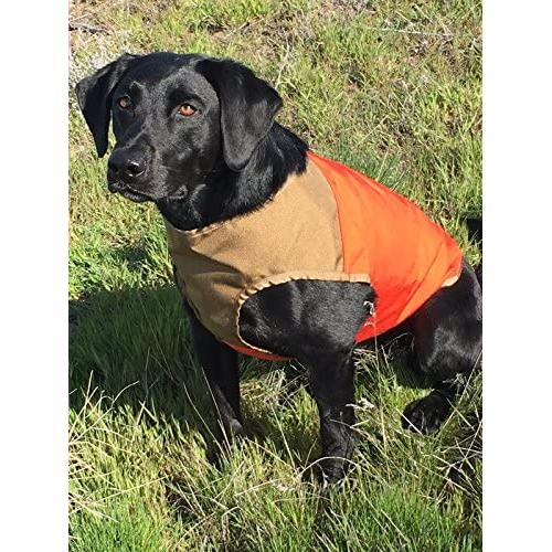 CUGA Vest Serious Protection for The Active Dog (MED, Orange/Coyote)