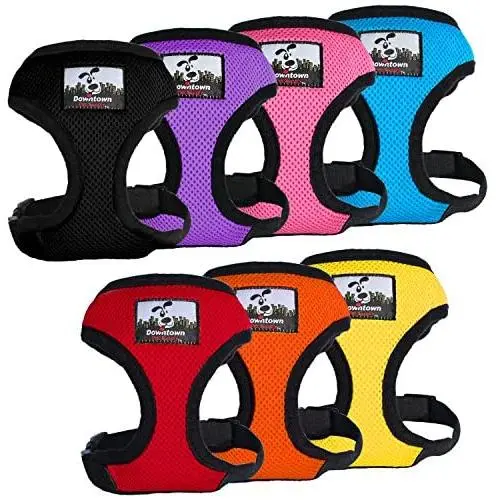 Downtown Pet Supply Comfort Control Dog Walking Harness, Accessory, Collar, Padded Vest, Lightweight, No More Pulling, Tugging or Choking, for Puppies, Small Dogs Downtown Pet Supply Comfort Control Dog Walking Harness, Accessory, Collar, Padded Vest, Lightweight, No More Pulling, Tugging or Choking, for Puppies, Small Dogs