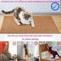 Liyahog Cat Scratching Mat, Natural Sisal Mat, Protect Carpets and Sofas