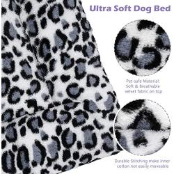 MIXJOY Dog Bed Crate Mat 30/36/42 Washable Anti-Slip Kennel Pad for Large Medium Small Dogs and Cats (40-Inch)