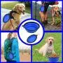 BUDDING Collapsible Dog Bowl for Travel – 34 oz (1000 ml) Water & Food Feeding Foldable Bowl – Best for Big, Medium & Small Size Dogs – Silicone Dog Dishes Food Bowl with Carabiner Clip