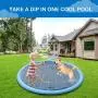 Splash Sprinkler Pad for Dogs Kids - 59'' Thicken Dogs Pet Kids Swimming Pool Bathtub, 2020 New Pet Summer Backyard Playset & Water Toys, Gift for Kids, Toddlers and Dogs Splash Sprinkler Pad for Dogs Kids - 59'' Thicken Dogs Pet Kids Swimming Pool Bathtub, 2020 New Pet Summer Backyard Playset & Water Toys, Gift for Kids, Toddlers and Dogs