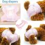 Dono Disposable Pet Diapers Female Dogs 2018 Super Absorbent Soft Heating Pee Diapers Liners XXS-M, Including 14-20count Puppy Diapers Dogs Cats