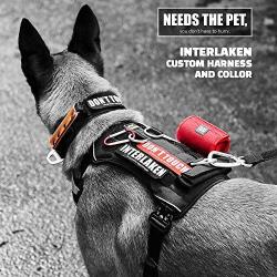 Dog Harness, No-Pull Pet Harness, Adjustable Eva Padded Dog Vest, Reflective No-Choke Pet Velcro Patch Vest with Easy Control Handle