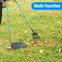 PUPTECK Dog Pooper Scooper 3 Pack, Detachable Long Handle Metal Rake, Tray and Spade Set,Easy to Use Pet Backyard Waste Removal Pooper Scooper for Large Dogs Pets