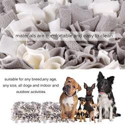 MyfatBOSS Snuffle Mat, Feeding Mat for Dogs, Interactive Dog Toys Encourages Natural Foraging Skills, Perfect for Any Breed