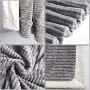 VIVILINEN Sherpa Fleece Throw Blanket Twin Size Stripe Flannel Fleece Blanket Super Soft Plush Fluffy Lap Blankets for Couch Sofa Bed Nap Blanket (Grey, 60'' x 80'') VIVILINEN Sherpa Fleece Throw Blanket Twin Size Stripe Flannel Fleece Blanket Super Soft Plush Fluffy Lap Blankets for Couch Sofa Bed Nap Blanket (Grey, 60'' x 80'')