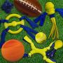 Nylabone Power Play Dog Felt Football Gripz