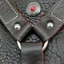 PET ARTIST Leather Large Dog Harness Heavy Duty Vest Thick Soft for Big Medium Breed Dogs Brown