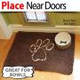 XL Extra Thick Micro Fiber Door Mat - Super Absorbent. Includes Water Proof Liner - Size 36'' X 26'' Exclusive by iPrimio - Brown Color