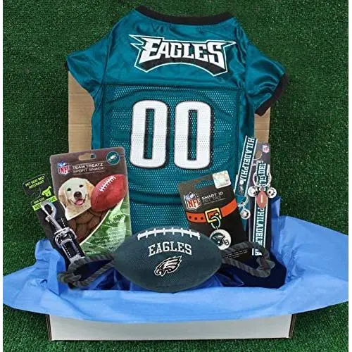 NFL DOG GIFT BOX - Licensed Starter Pet Kit for all FOOTBALL FANS! The ultimate Bark Gift Prime Box available in 12 HOT NFL TEAMS & 4 sizes! NFL DOG GIFT BOX - Licensed Starter Pet Kit for all FOOTBALL FANS! The ultimate Bark Gift Prime Box available in 12 HOT NFL TEAMS & 4 sizes!
