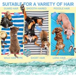 Petriz Stripping Stone for Dog Grooming Pumice Stone Pet Fur Remover Cats Dogs Horses Grooming Tool Alternative to Pet Hair Brush Dog Hair Cleaner