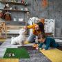 HAVETOLOVE Fake Grass for Dogs to Pee on 3 Pcs Replacement Grass Potty Pad for Dogs, Indoor and Outdoor Multiple Uses Artificial Training Pads Dog Pee Grass Pad Small (14x18”)