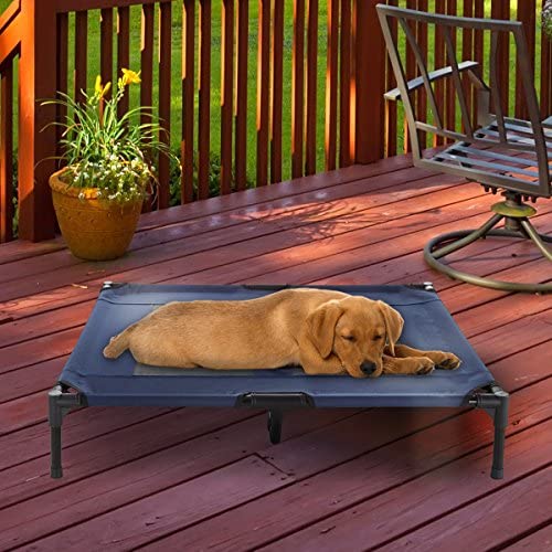 Elevated Pet Bed-Portable Raised Cot-Style Bed W/Non-Slip Feet Variety