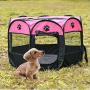 Horing Pop Up Tent Pet Playpen Carrier Dog Cat Puppies Portable Foldable Durable Paw Kennel