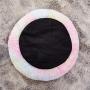 CATTYBOX Marshmallow Cat Bed and Small Dog Bed, Self Warming Donut Cuddler, Ultra Soft and Comfortable, Improves Sleep, Machine Washable, Rainbow, 23.6'' Diameter