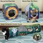 Kitty City Jungle Cat Cube Combo, Collapsible Cat Cube, Cat Bed, Tunnel, Cat Toys
