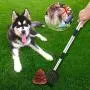 SKYFIELD Dog Pooper Scooper, 3-Stage Extendable Metal Dog Poop Scooper for Large Dogs