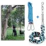 DIBBATU Spring Pole Dog Rope Toys with a Big Spring Pole Kit, Strong Dog Rope Toy and a 16ft Rope for Pitbull & Medium to Large Dogs Outdoor Hanging Exercise Rope Pull & Tug of War Toy-Muscle Builder