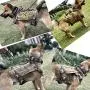 BMusdog Tactical Dog Harness Vest with Handle, Military Hiking Hunting Walking Dog Vest Adjustable Training Working 1000D Nylon Harness for Small Medium Large Dogs BMusdog Tactical Dog Harness Vest with Handle, Military Hiking Hunting Walking Dog Vest Adjustable Training Working 1000D Nylon Harness for Small Medium Large Dogs