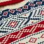 Blueberry Pet 2 Patterns Holiday Chic Fair Isle Pullover Dog Sweaters