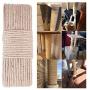 CALIDAKA Cat Scratching Post Sisal Rope Chair Replacement Stool Parts Repair DIY Post Durable Pet Supplies