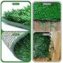 TSIANHUZY Dog Grass Pad Hemming Design, Artificial Turf Grass Dog Pee Pad, Washable Replacement Grass Mats Training for Indoor Outdoor Use - with a Dog Whistle