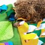 vocheer Dog Snuffle Mat, Pet Feeding Mat Dog Training Pad Sniffing Mat,Encourages Natural Foraging Skills for Stress Release