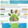 Particular Paws Oatmeal Shampoo for Dogs and Cats with Shea Butter, Aloe Vera, Chamomile