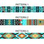 CollarDirect Adjustable Dog Harness Tribal Pattern Step-in Small Medium Large, Comfort Harness for Dogs Puppy Outdoor Walking