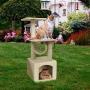 Zone Tech Pet Cat Tower Tree - Premium Quality Large Multi-Level Safe Cat Tree Stand House with Scratching Posts Tower Playing Spot Condo
