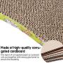Euchirus Cat Scratcher Pad - Cat Cardboard Scratch Durable Scratching Pad Reversible