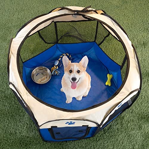 PETMAKER Pet Playpen with Carrying Case