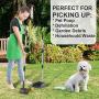 NOYAL Dog Pooper Scooper for Small to Large Dogs, 3 Pack Adjustable Tray, Rake and Poop Scooper, Perfect for Gravel, Grass and Concrete