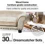 Enchanted Home Pet Dreamcatcher Dog Sofa, 32.5 by 21 by 12-Inch, Caramel