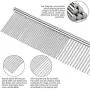Gokotta Metal Pet Steel Comb,Grooming Hair for Dogs Cats and Other Pets Gokotta Metal Pet Steel Comb,Grooming Hair for Dogs Cats and Other Pets