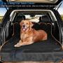 Lantoo Dog Seat Cover, Large Back Seat Pet Seat Cover Hammock for Cars, Trucks, SUVs with Nonslip Backing, Side Flaps, Waterproof, Soft